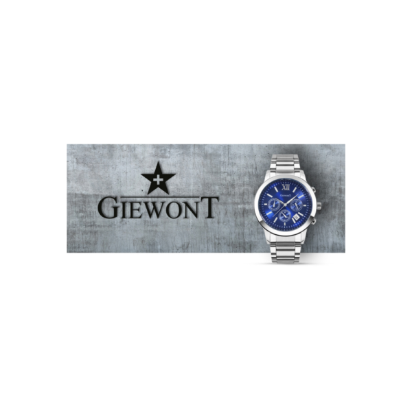 Zegarek Męski Giewont Apex Chrono GW6480-2 Chronograf Silver/Blue - obrazek 10