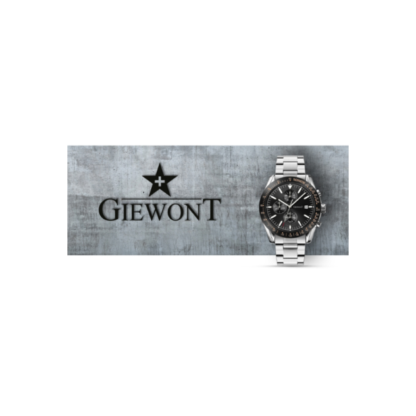 Zegarek Męski Giewont PrimeChrono GW8620-1 Chronograf Silver/Black - obrazek 10