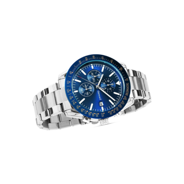 Zegarek Męski Giewont PrimeChrono GW8620-2 Chronograf Silver/Blue - obrazek 3