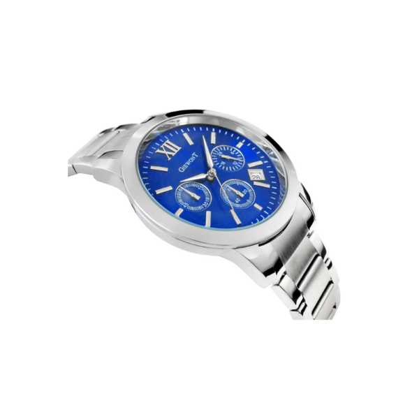 Zegarek Męski Giewont Apex Chrono GW6480-2 Chronograf Silver/Blue - obrazek 5