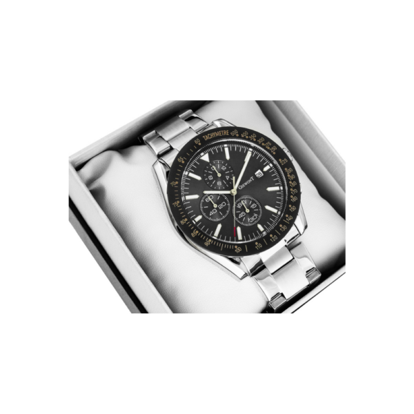 Zegarek Męski Giewont PrimeChrono GW8620-1 Chronograf Silver/Black - obrazek 6