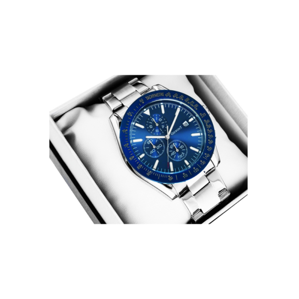 Zegarek Męski Giewont PrimeChrono GW8620-2 Chronograf Silver/Blue - obrazek 6