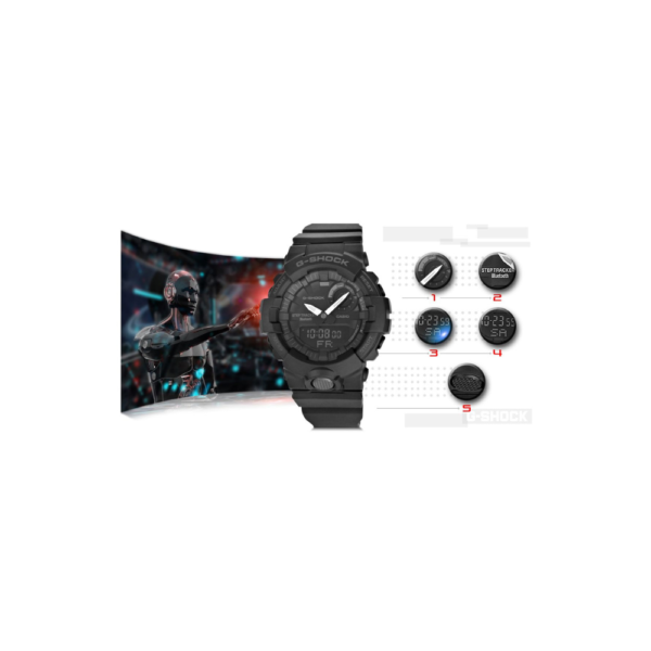 Zegarek Męski CASIO G-SHOCK GBA-800-1AER 20 Bar Do nurkowania + BOX - obrazek 7