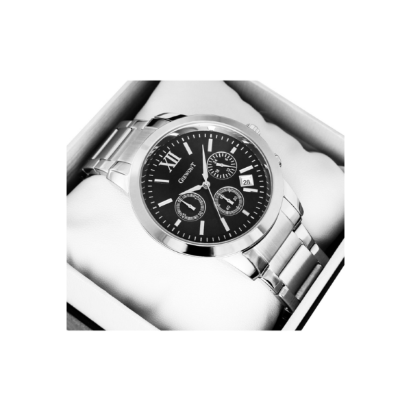 Zegarek Męski Giewont Apex Chrono GW6480-1 Chronograf Silver/Black - obrazek 7