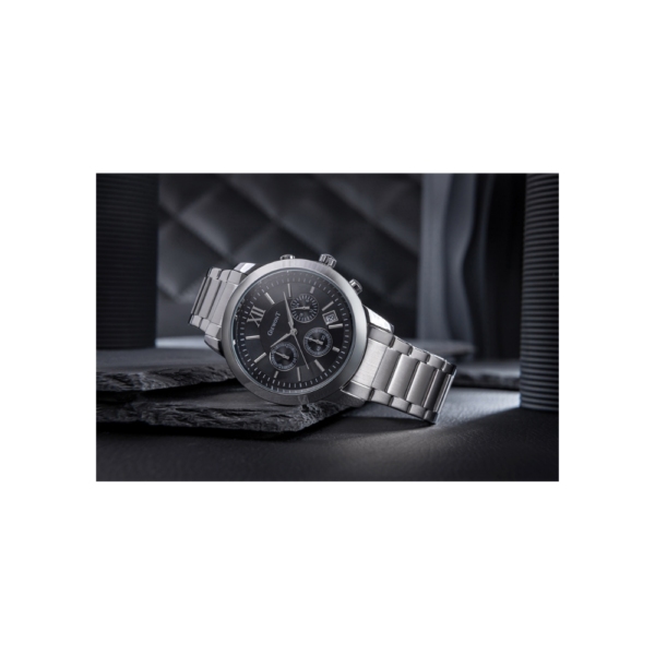 Zegarek Męski Giewont Apex Chrono GW6480-1 Chronograf Silver/Black - obrazek 8