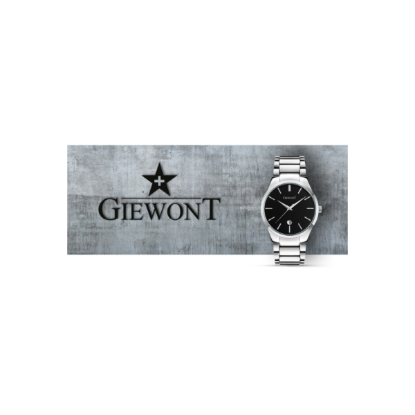 Zegarek Męski GIEWONT Timeless GW4290-2 Silver/Black - obrazek 9
